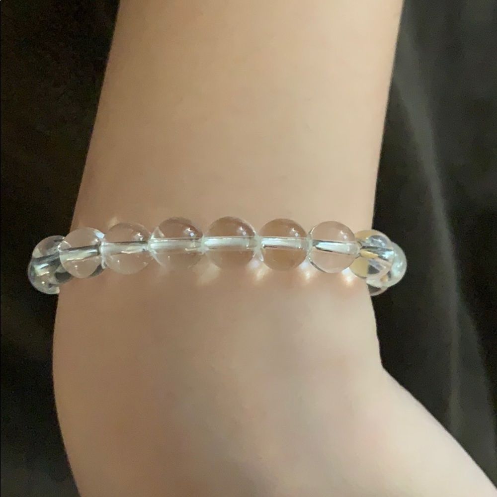 Crystal bead bracelet